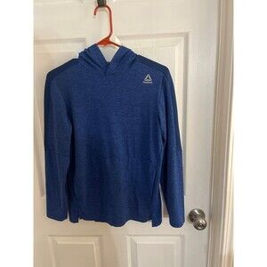 Reebok Boys 24/7 Jersey Hoodie Size L (12-14) Blue